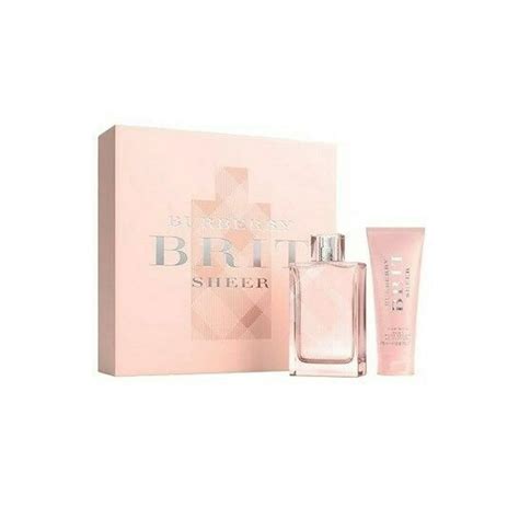 burberry brit sheer gift set price|burberry 2 piece set women's.